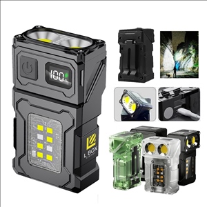 Rechargeable Digital Power LED Light Flashlight